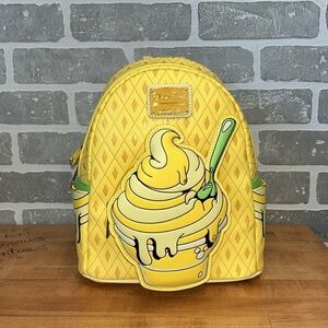 NEW DISNEY LOUNGEFLY 2024 DOLE WHIP TREAT PINEAPPLE MINI BACKPACK BAG